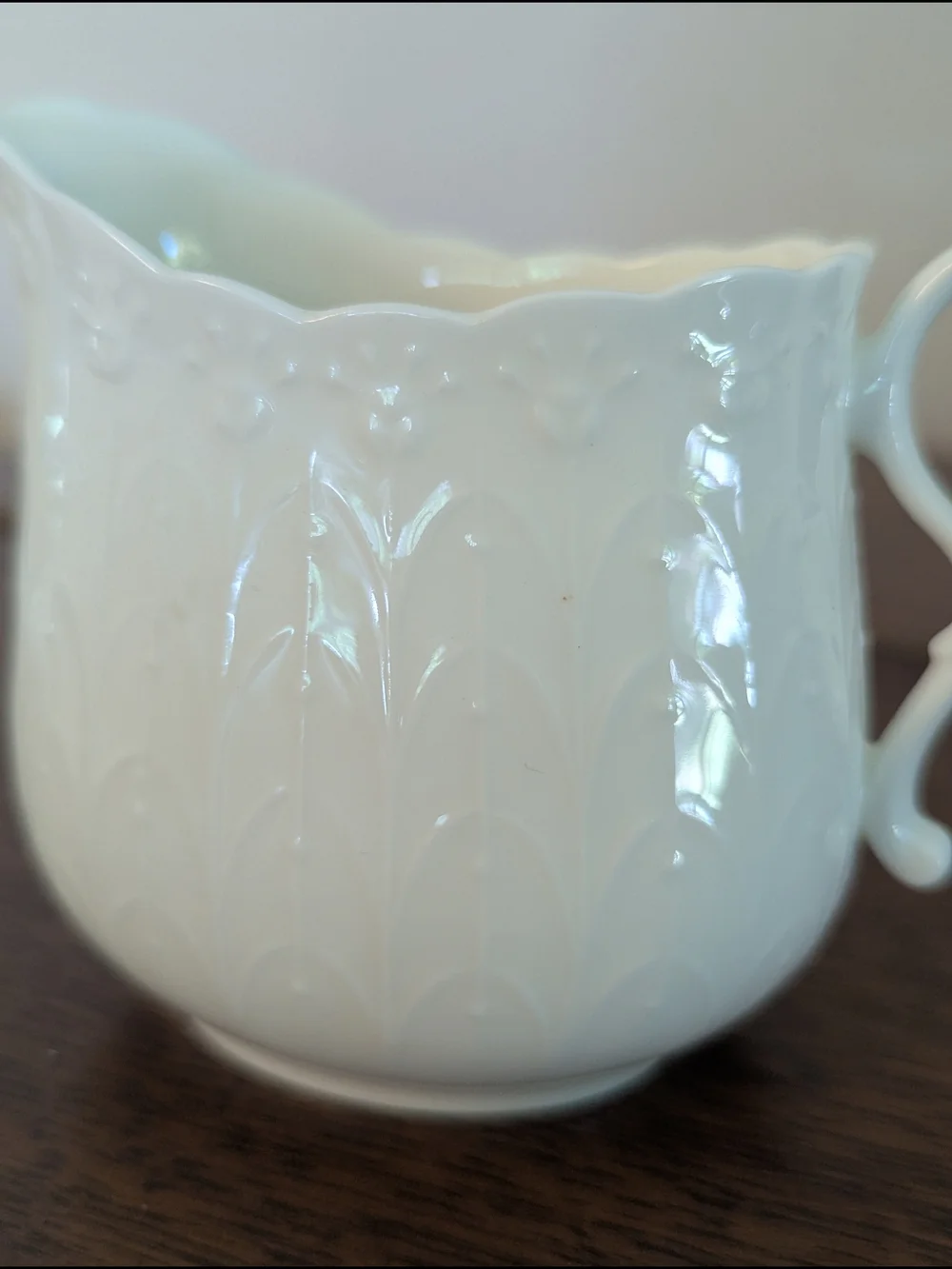 Mikasa White Silk Bone China Creamer A7050 Japan